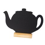 Ardoise de table socle bois