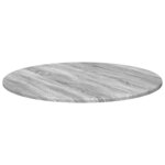 vidaXL Plateau de table Sonoma gris 70 x 70 x 1.5 cm Bois d'ingénierie