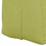 vidaXL Coussin de Dos Vert clair 140 x 24 x 50 cm tissu
