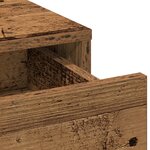 Coiffeuse vidaXL avec lumières LED Bois ancien 50x41x135 cm