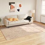 vidaXL Coureur de Tapis MARSA Beige 150 x 230 cm Polyester et PVC