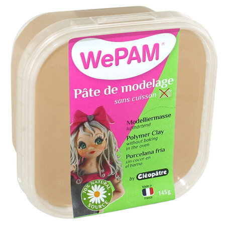 Porcelaine froide à modeler wepam 145 g taupe