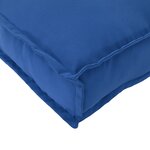 vidaXL Coussin pour banc de palette Bleu royal 100 x 40 x 8 cm