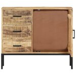 vidaXL Buffet 88x30x71 cm Bois de manguier massif