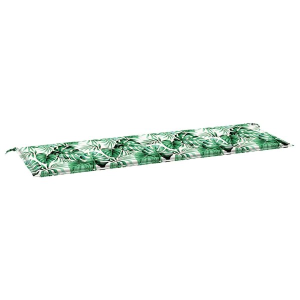 vidaXL Coussin de banc de jardin Vert 150 x 50 x 4 cm Tissu Oxford