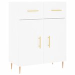 vidaXL Buffet blanc 69 5x34x90 cm bois d'ingénierie