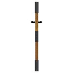 vidaXL Portail de jardin 85x75 cm acier corten design de bambou