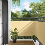 vidaXL Écran de balcon 90 x 200 cm Oxford alu enduit de PU
