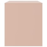 vidaXL Meubles TV 2 Pièces rose 67x39x44 cm acier