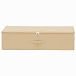 vidaXL Boîte de rangement 6 Pièces Crème 70 x 40 x 18 cm Tissu intissé
