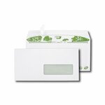 Boite de 500 enveloppes extra blanches 100% recyclées dl 110x220 80 g gpv