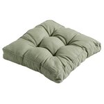 Madison Coussin de siège Panama 47x47 cm Vert sauge