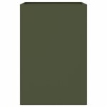 vidaXL Jardinière vert olive 52x48x75 cm acier laminé à froid