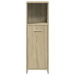 vidaXL Armoire de salle de bain Chêne sonoma 30x30x95 cm Aggloméré