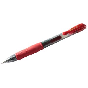 Stylo bille à encre gel G2 07 Pointe Moyenne Rouge PILOT