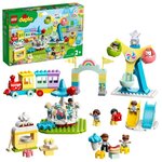 Lego 10956 duplo town le parc d'attractions jouet enfant 2+ ans avec train  carrousel et grande roue