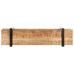 vidaXL Meuble TV 160x40x40 cm Bois massif de manguier brut