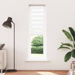 vidaXL Store zèbre blanc 60x200 cm largeur du tissu 55 9 cm polyester