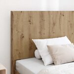 vidaXL Cadre de lit avec rangement et tête de lit Chêne artisanal
