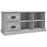 vidaXL Meuble TV sonoma gris 102x35 5x47 5 cm bois d'ingénierie