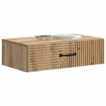 vidaXL Table d'appoint murale 59 x 34 5 x 17 cm Bois d'ingénierie