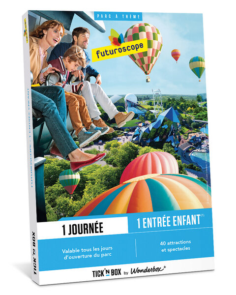 Coffret cadeau - ticketbox - futuroscope - 1 enfant