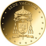 Pièce de monnaie en Or 5000 Francs g 0.155 (1/200 oz) Millésime Gold Gift SEDE VACANTE 1/200 (PRÉCOMMANDE)