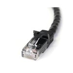 Startech.com câble réseau cat6 gigabit utp sans crochet de 2m - cordon ethernet rj45 anti-accroc - m/m - noir