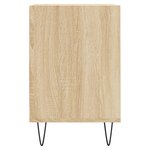 vidaXL Meuble TV Chêne sonoma 160x35x55 cm Bois d'ingénierie