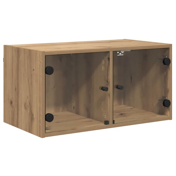 vidaXL Cabinets muraux 2 Pièces Chêne artisanal 68 x 37 x 35 cm