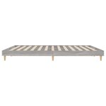 vidaXL Cadre de lit sans matelas sonoma gris 120x200cm bois ingénierie