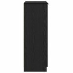 vidaXL Cabinet à chaussures avec étagère Chêne noir 59 x 35 x 100 cm