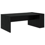 vidaXL Table basse Chêne noir 95 x 50 x 34 cm Bois d'ingénierie