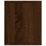 vidaXL Bibliothèque/Meuble TV Chêne marron 36x30x143 cm
