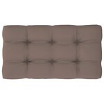 vidaXL Canapé d'angle palette de jardin marron miel bois pin imprégné