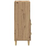 vidaXL Buffet chêne artisanal 34 x 34 5 x 90 cm Bois d'ingénierie