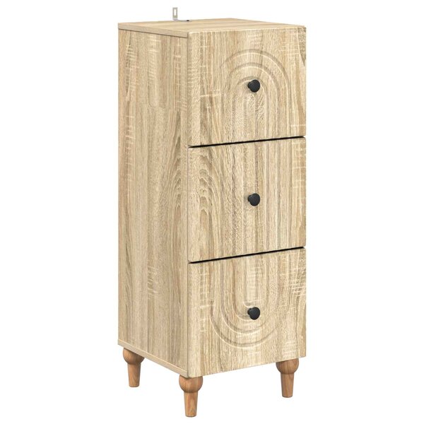 vidaXL Armoire à tiroirs 33 x 34 5 x 90 cm Bois d'ingénierie