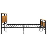 Vidaxl cadre de lit métal 200x200 cm