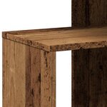 vidaXL Table d'appoint vieux bois 36x30x56 cm bois d'ingénierie