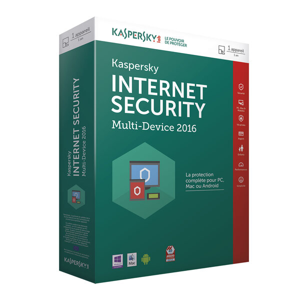Kaspersky internet security 2018 3p/1an