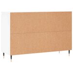 vidaXL Buffet blanc 101 5x35x70 cm bois d'ingénierie