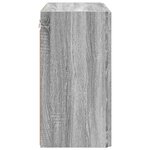 vidaXL Meuble TV mural Gris Sonoma 59 5 x 31 x 60 cm Bois d'ingénierie