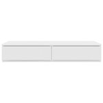 vidaXL Tiroirs de lit Blanc 100 x 36.5 x 16.5 cm Bois d'ingénierie