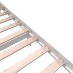 vidaXL Cadre de lit Blanc Bois de pin massif 200x200 cm
