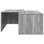 vidaXL Ensemble de tables basses 2 Pièces Gris Sonoma Bois d'ingénierie