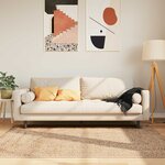 vidaXL Coureur de Tapis MARSA Jaune 120 x 170 cm Polyester et PVC