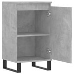 vidaXL Buffet gris béton 40x35x70 cm bois d'ingénierie