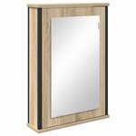 vidaXL Ensemble de mobilier de salle de bain avec étagère 2 Pièces Marron