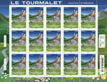 Timbre - Le Tourmalet - Lettre verte