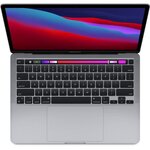 Apple - 13,3 MacBook Pro Touch Bar (2020) - Puce Apple M1 - RAM 8Go - Stockage 512Go - Gris Sidéral - AZERTY